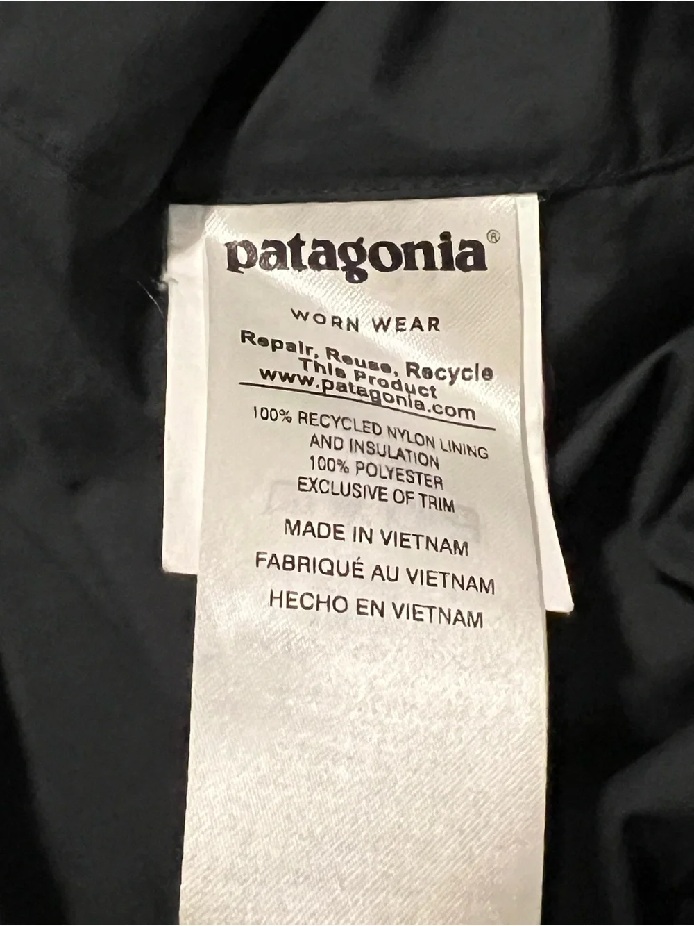 Patagonia Black Radalie Insulated Quilted Jacket Women’s M - Picture 5 of 7